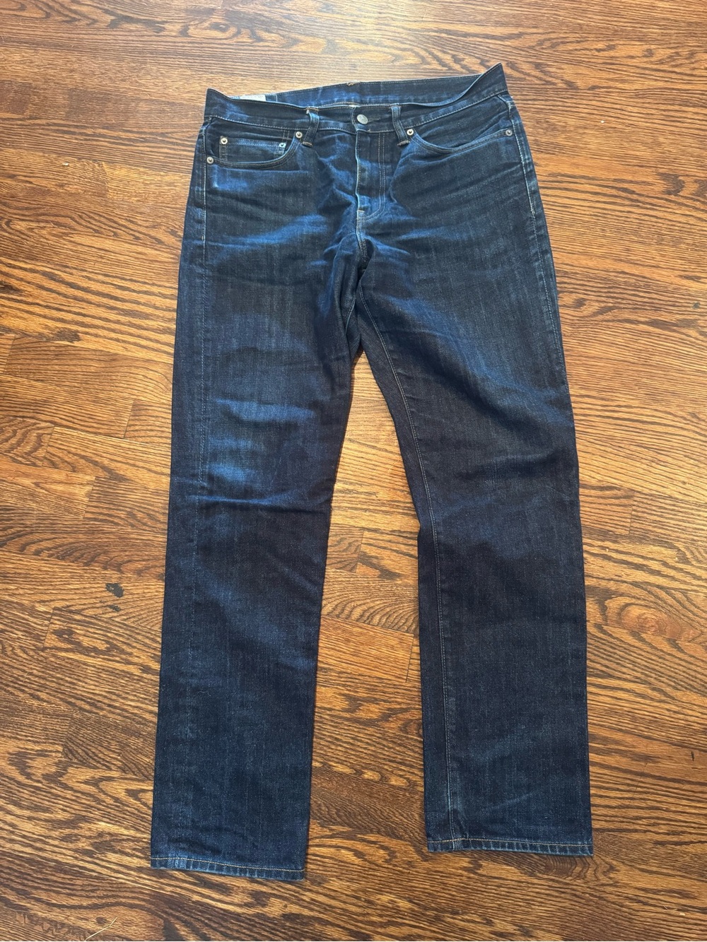 J. Crew Men's Indigo Straight-Leg Jeans W 32 L 32